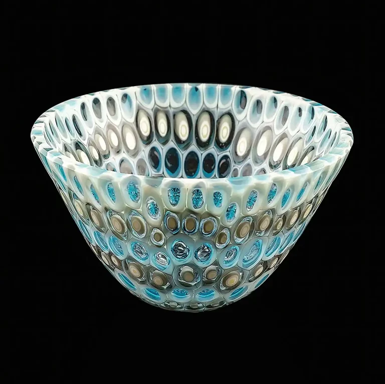 vitrigraph made bowl with murrinis